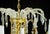 Mid 20th Century The Plaza Hotel Russian Crystal Dore Bronze Chandelier For Sale - Image 10 of 16
