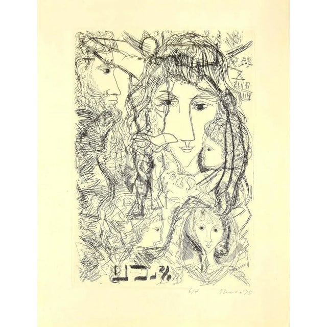 Figure is a splendid print in etching technique engraved by the Giampaolo Berto, in 1975. The state of preservation of the...