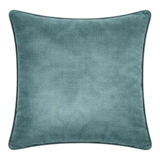 Montage Pillow Cover in Teal, 22x22 Pillow For Sale