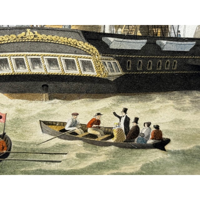 Hmy Victoria & Albert Off Osborne House Royal Steam Ship Yacht in the Solent, 19th-Century Nautical Painting in the Manner of Nicholas Condy For Sale - Image 10 of 18