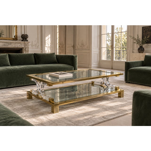 Contemporary Midtown Cocktail Table by The Modern History For Sale - Image 3 of 5