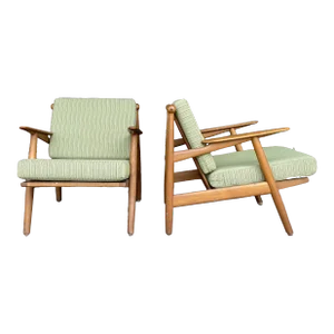 Pair of Vintage Hovmand Olsen Danish Lounge Chairs