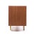 Singer & Sons Gio Ponti for Singer and Sons Model 2184 Mid Century Walnut, Cane and Brass Credenza For Sale - Image 4 of 9