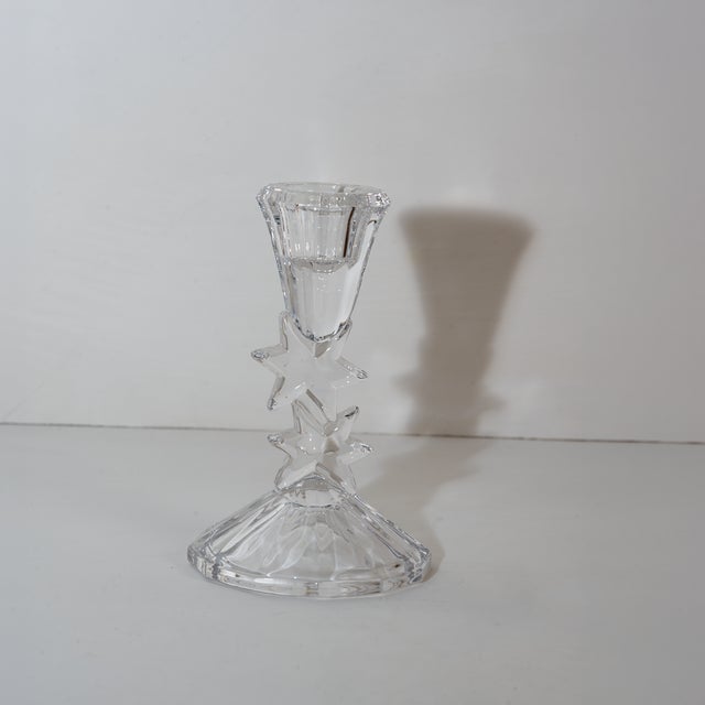 Contemporary Candeliere Con Stelle in Argento by Evita Crystal For Sale - Image 3 of 4
