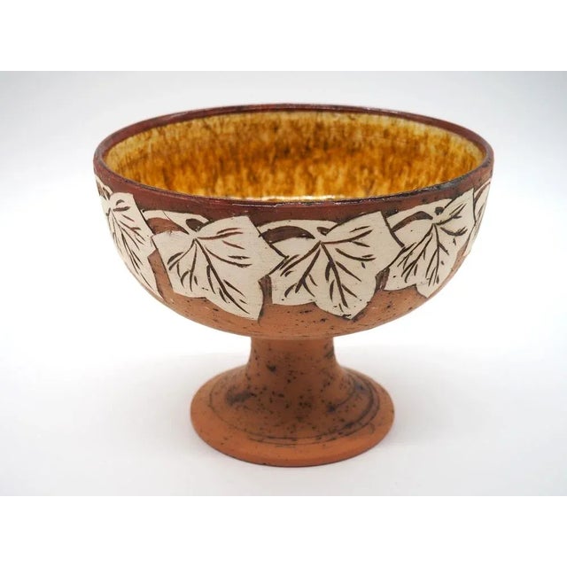 Vintage Swedish Glazed Ceramic Bowl by Rolf for Visby Krukmakeri, 1980s For Sale - Image 9 of 9