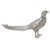 Pair of Silver Plated Pheasants For Sale - Image 4 of 12