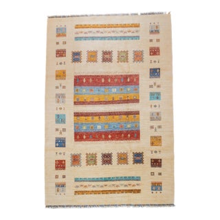 Contemporary Gabbeh Rug 6'7'' X 9'9'' For Sale