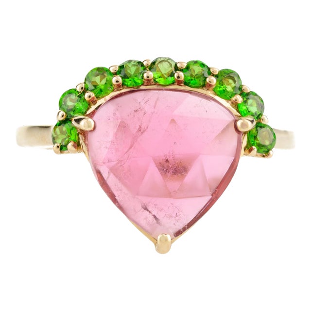 Trillion Cut Statement Ring Size 7 For Sale