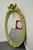 Antique French Louis XVI Style Gold Gilt Torch Flame Gesso Oval Wall Mirror For Sale - Image 10 of 10