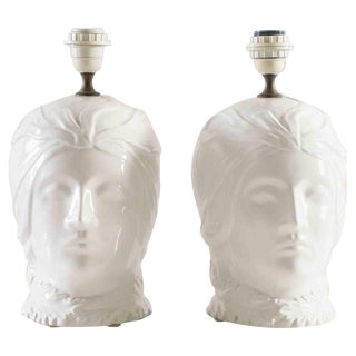 Lamps in the style of Tommaso Barbi, Italy, 1980s, Set of 2 For Sale