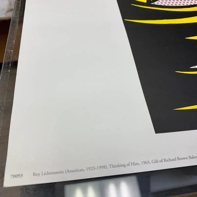 Late 20th Century After Roy Lichtenstein "Thinking of Him" For Sale - Image 4 of 9