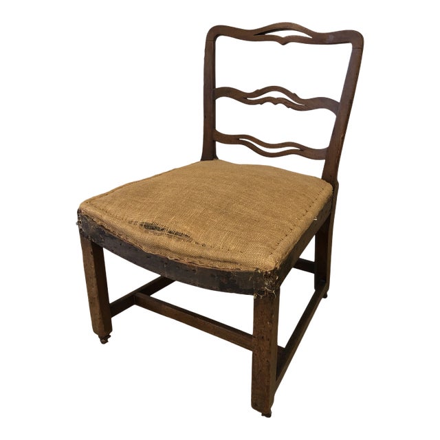 Late 18th Century Georgian Ribbon Back Chair For Sale