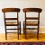 Antique English-Style Bar Back Chairs — a Pair For Sale - Image 10 of 13