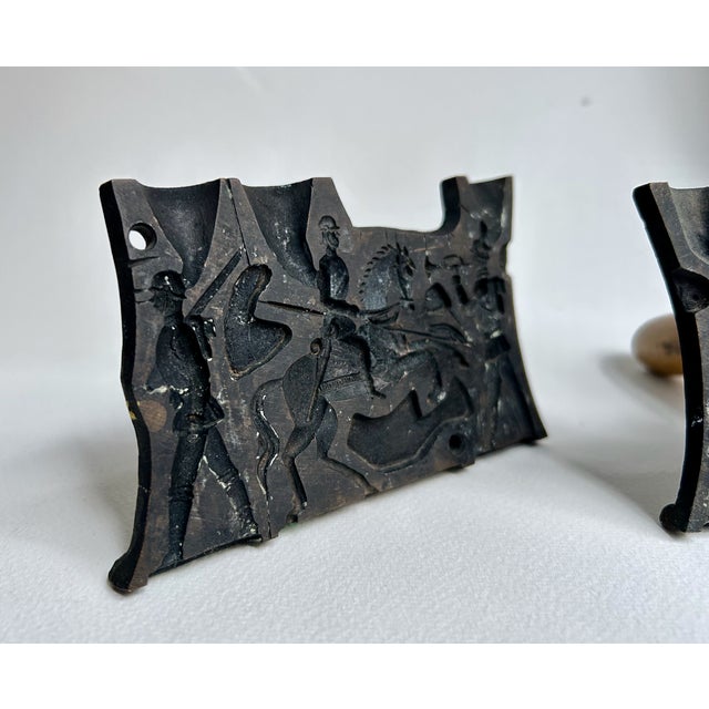 Pair of Antique Make a Toy Co. Handled Toy Soldier Casting Moulds For Sale - Image 4 of 17