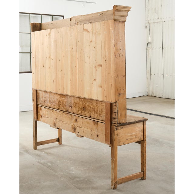 19th Century Country English Farmhouse Pine Kitchen Dresser For Sale - Image 18 of 18