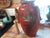 1940's Ucagco Large Red Hand Painted Japanese Vase For Sale - Image 10 of 10