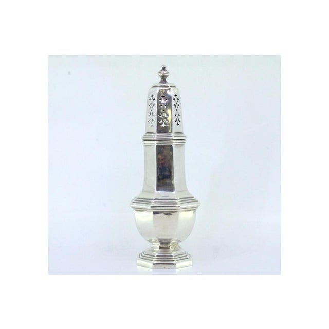 Silver Sprinkler in Octagonal Shape, in Very Good conditions. Designed from 2000 This piece has an attribution mark, I am...