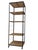 Industrial 1970s Modern Industrial Tall Bookshelf - Black Metal & Wood Display Shelving Unit For Sale - Image 3 of 8