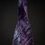 Mid 20th Century Violet Ceramic Table Lamp, France, Mid-20th Century For Sale - Image 5 of 10