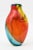 This very happy and colorful signed vintage Murano hand blown glass vase and or vessel is by Fratelli and says on the...