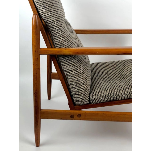 Wood Armchair from Uluv in Cherry Wood, 1960 For Sale - Image 7 of 13