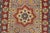 2020s Kazak Runner 1’11” X 5’8” Gray Wool Tribal Hand-Knotted Oriental Rug For Sale - Image 5 of 11