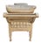 French Rose Tarlow Melrose House Bench W Down Filled Cushions For Sale - Image 3 of 5
