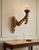 This is an Italian 1950s Italian carved pine and walnut arm form wall sconce. It is not electrified. The attention to...