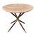 Cream Mid-Century Modern Brass Wood Coffee Table by Cesare Lacca, Italy, 1950s For Sale - Image 8 of 8