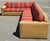 Vintage Fabric and Seagrass Sectional Sofa For Sale In West Palm - Image 6 of 13