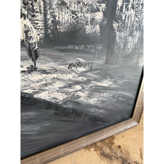 Expressionism 1930s Caroline Burnett Hand Painted Oil Painting on Canvas, Signed For Sale - Image 3 of 9