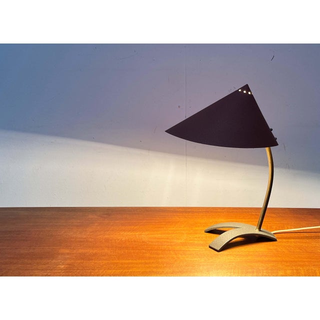 Mid-Century Modern German Crowfoot Table Lamp, 1960s For Sale - Image 4 of 18
