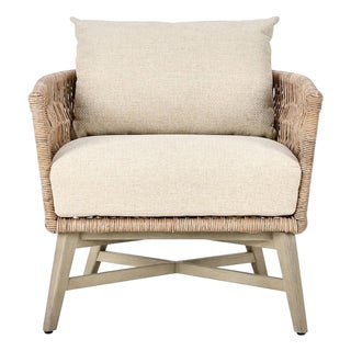 Outdoor Malibu Woven Club Chair For Sale