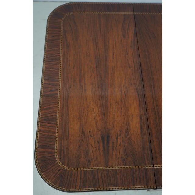 Baker Stately Homes Irish Regency Sofa Table For Sale - Image 9 of 18