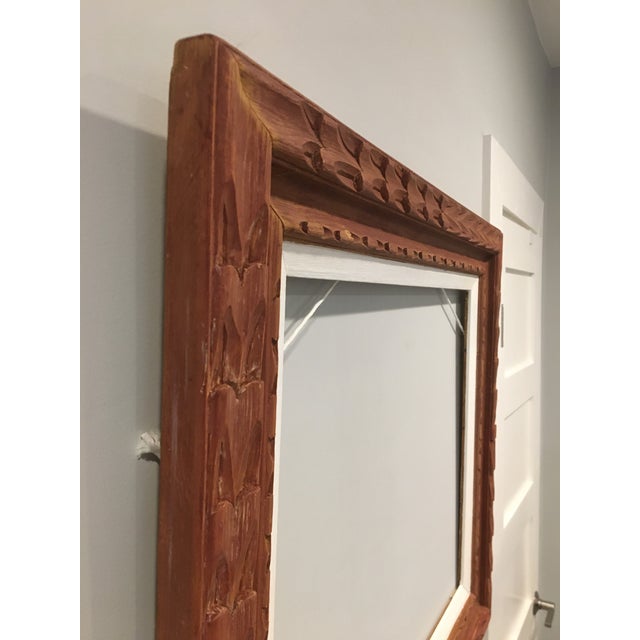 Mexican Hand Carved Wood Art Frame, Restored Chairish