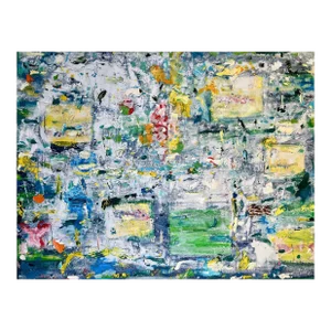 Contemporary Abstract Oil on Canvas Painting "Untitled 23064" by Martin Reyna