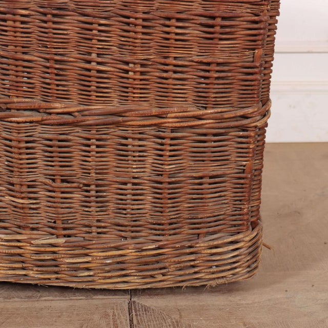 Vintag Country House Log Basket, 1920s For Sale - Image 4 of 9