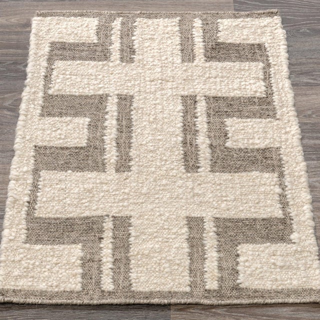 Textile Kava Gray Ivory Rug - 2 X 3 For Sale - Image 7 of 7