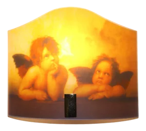 Mid-Century Modern Murano Glass Wall Lamp
