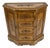 Mid 20th Century Hand-Carved Peacock Corner Cabinet – Boho Indian Style Storage Hutch For Sale