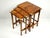 Regency English Military Campaign Nesting Tables in Mahogany, 1940s, Set of 3 For Sale - Image 11 of 11