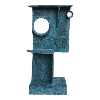 Medium Abstract Cubist Sculpture by Bill Low For Sale