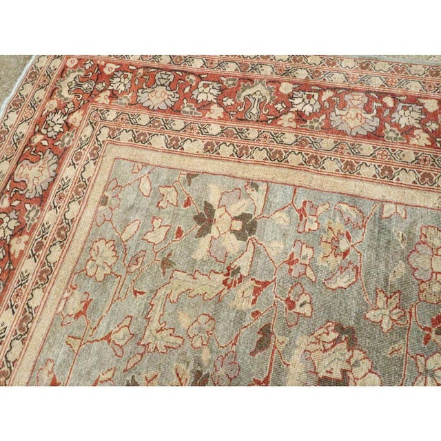 Textile Galerie Shabab Collection Early 20th Century Persian Mahal Carpet For Sale - Image 7 of 10
