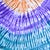 Early 20th Century Yoruba Tie-Dyed Textile Orange, Purple and Green Nigeria 87x76 inch For Sale - Image 4 of 7