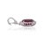 Metal 8.69Ct Oval Cut Ruby & Diamond Halo Contemporary Pendant in 14k White Gold For Sale - Image 7 of 14