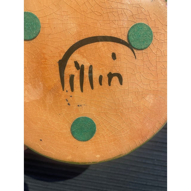 Ceramic 1960s Mid-Century Modern Ceramic Lidded Box by Polia Pillin Great Color & Horse For Sale - Image 7 of 9