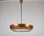 Copper Bauhaus UFO Ceiling Light attributed to Josef Hurka for Napako, 1930s For Sale - Image 8 of 8