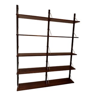 Mid 20th Century Modern Rosewood Shelving Unit For Sale