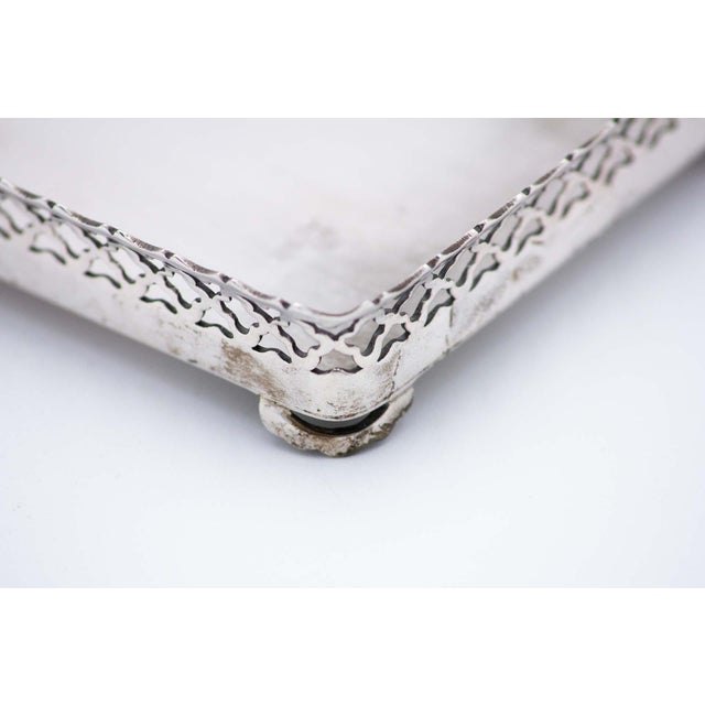 Silver Ticket Booth with Rectangular Grid, in Very Good conditions. Designed 1920 to 1949 This piece has an attribution...