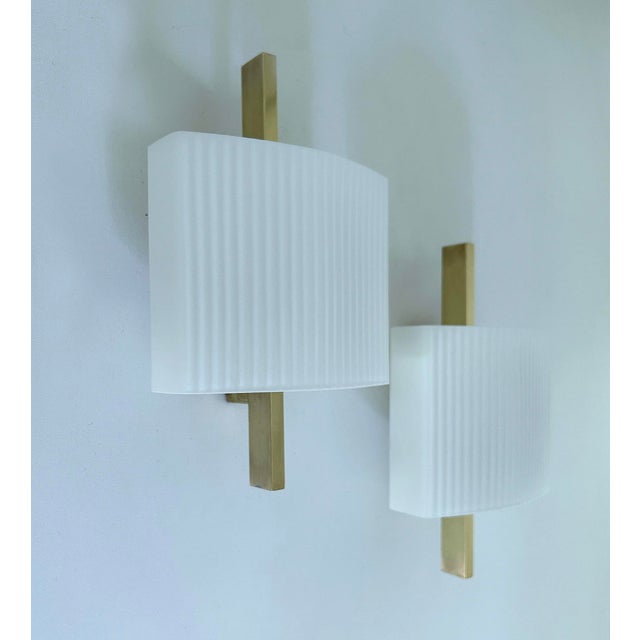Vintage Space Age Brass Sconces from Hillebrand Lighting, 1960s, Set of 2 For Sale - Image 12 of 18